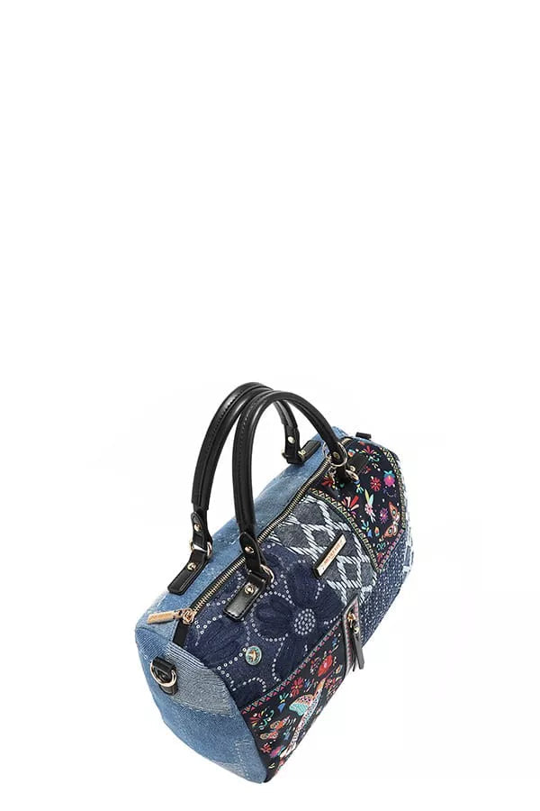 Nicole Lee USA Bosque De Amor Denim Boston Bag West2East Surf
