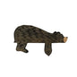 Interesting animal brown bear room door top wooden decoration home creative door frame decoration ornaments