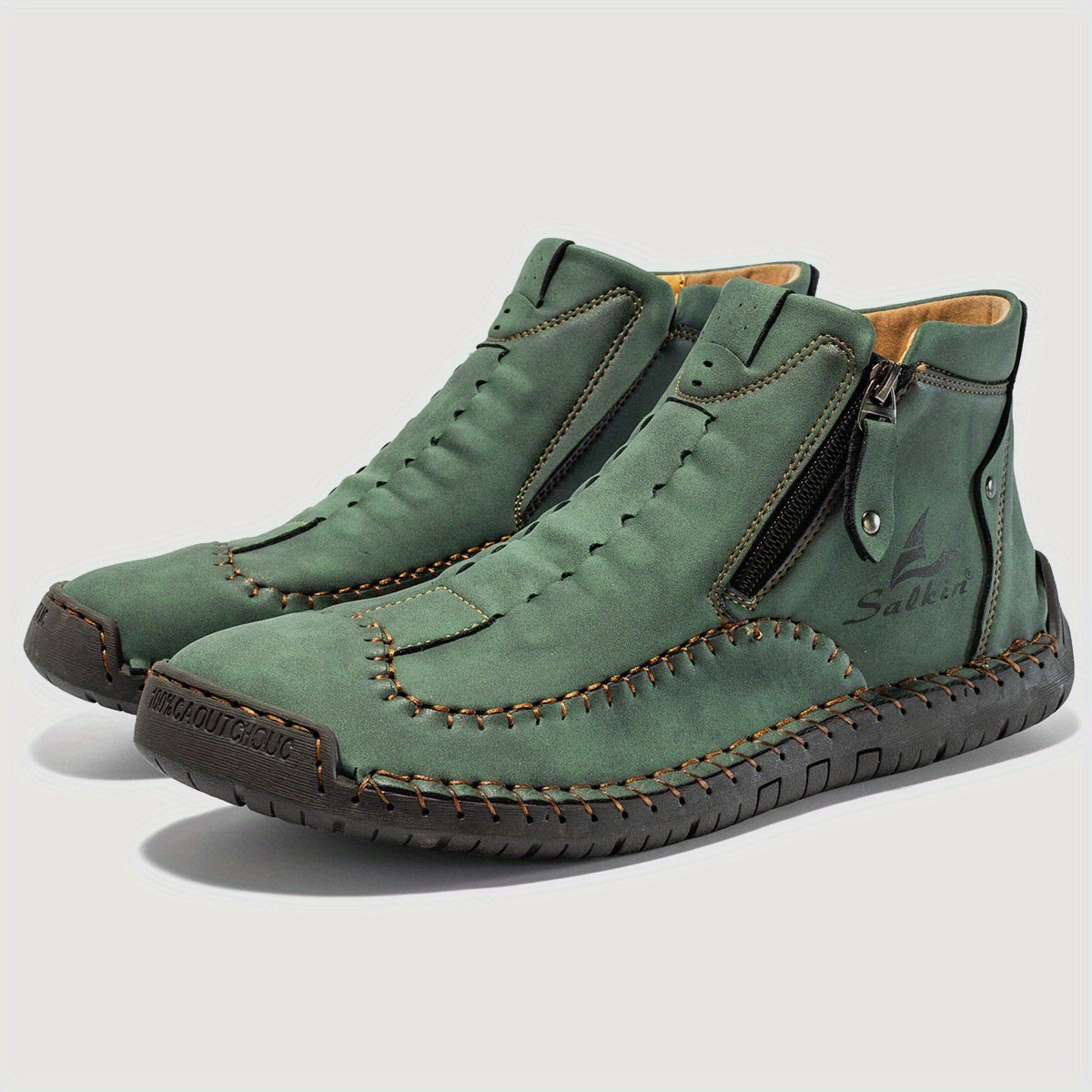 FLYLAND Fashion Vintage Chukka Boots Driving Walking Shoes Business Casual Ankle Boots Daily Work Office Shoes NovaCart