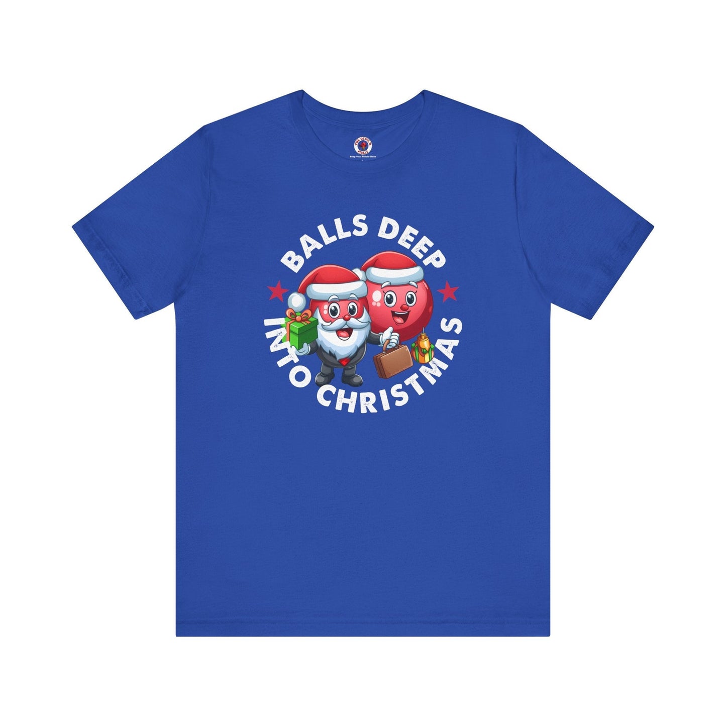 Balls Deep Into Christmas T-Shirt. The Devil's Pickle