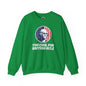Too Cool For British Rule Crewneck Sweatshirt The Devil's Pickle