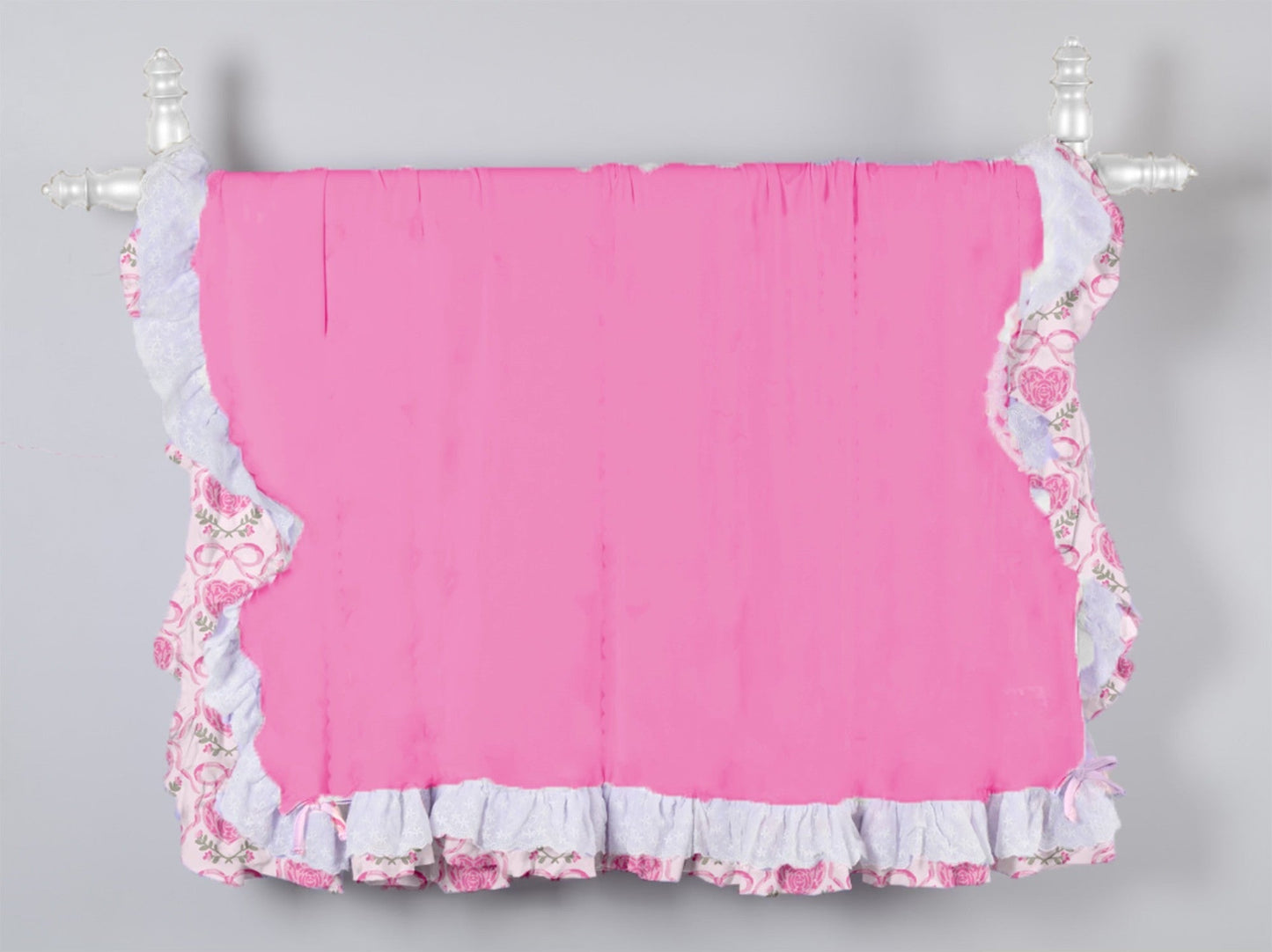 Dreamy Ruffle Blanket - Rosie Hearts and Ribbons Always In Bloom Clothing Co