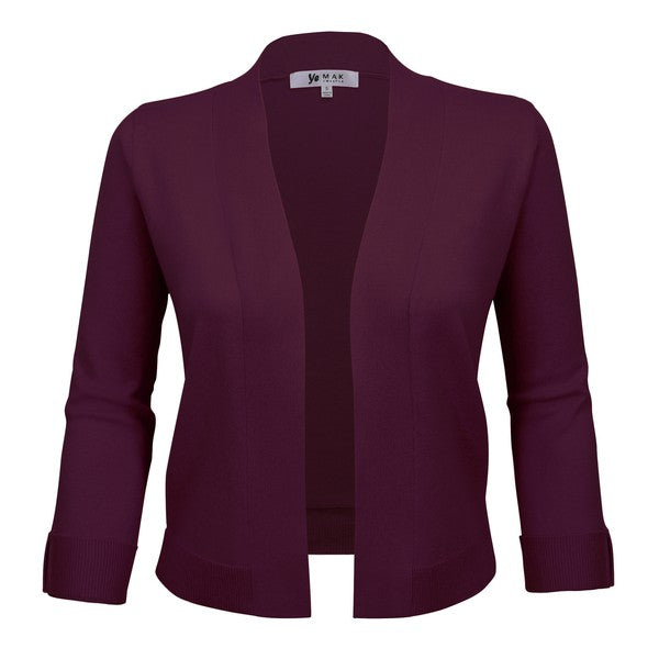 Open Front Cropped Bolero Shrug Cardigan Shop Style & More | Fresh Looks, Everyday Deals & Free Shipping
