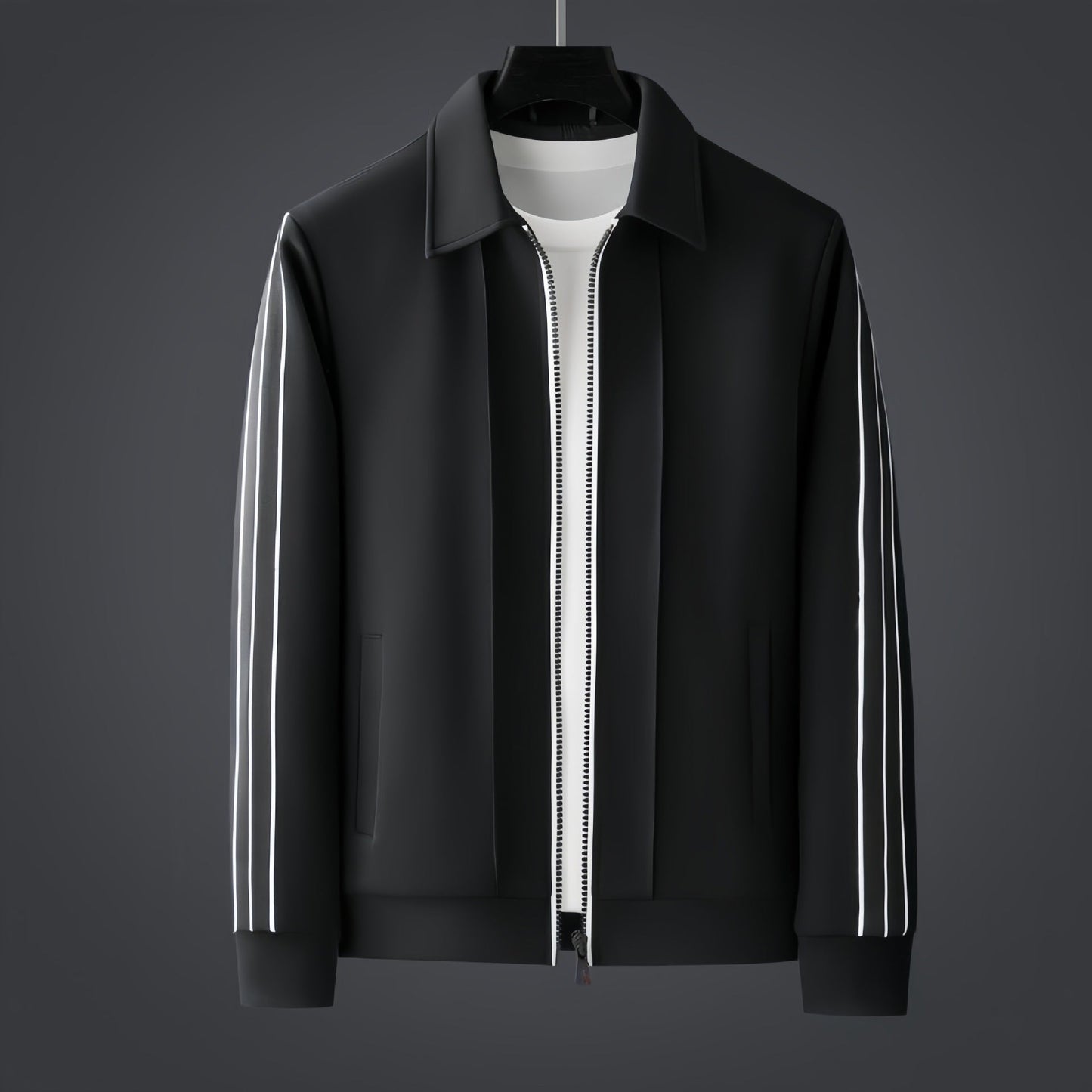 Casual Sports Men's Long-sleeved Cardigan Sweater Baggy Coat Grayceful LLC