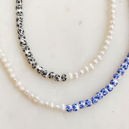 So Fresh Pearl And Porcelain Choker Necklace Shop Style & More | Fresh Looks, Everyday Deals & Free Shipping