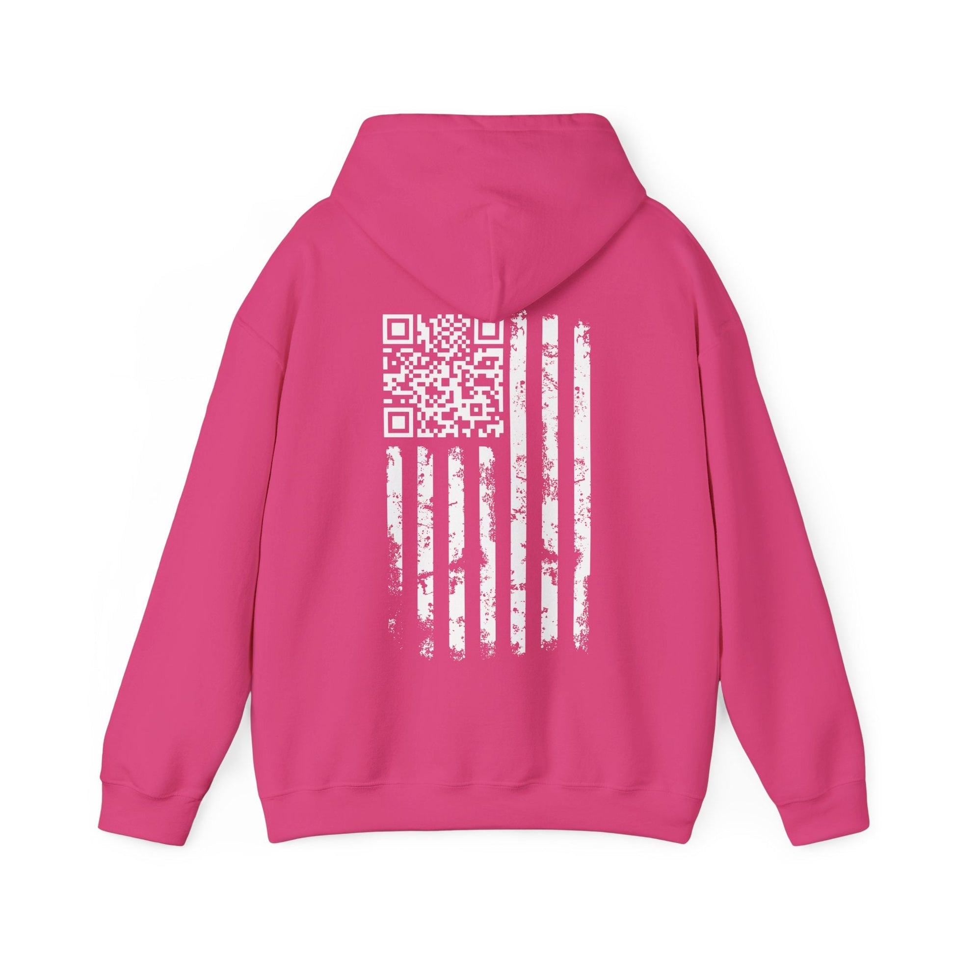 American Flag QR Code Hooded Sweatshirt The Devil's Pickle