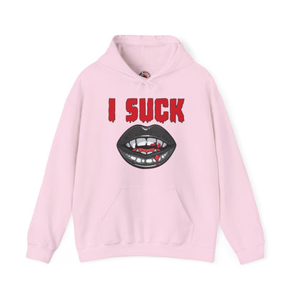I Suck Hooded Sweatshirt The Devil's Pickle