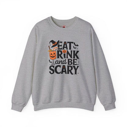 Eat Drink and Be Scary Crewneck Sweatshirt The Devil's Pickle