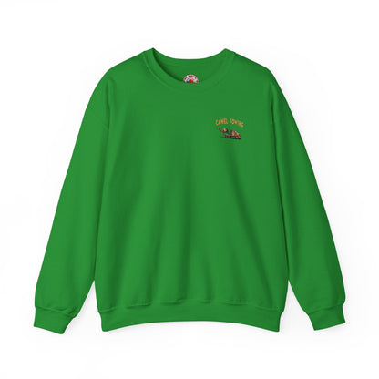 Camel Towing Back Crewneck Sweatshirt The Devil's Pickle