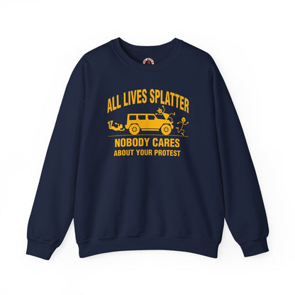 All Lives Splatter Crewneck Sweatshirt The Devil's Pickle