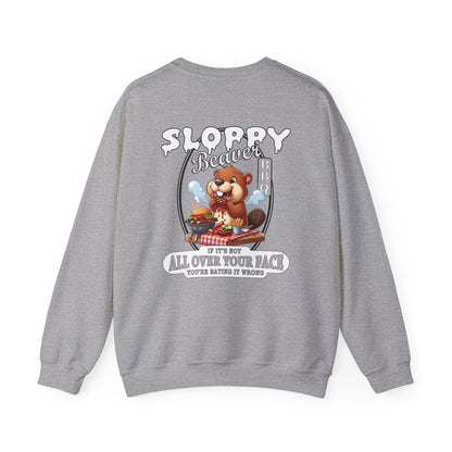 Sloppy Beaver BBQ Back Crewneck Sweatshirt The Devil's Pickle
