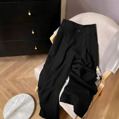 Women's Loose Flowing Straight-Leg Floor-Length Pants FitiqueFit