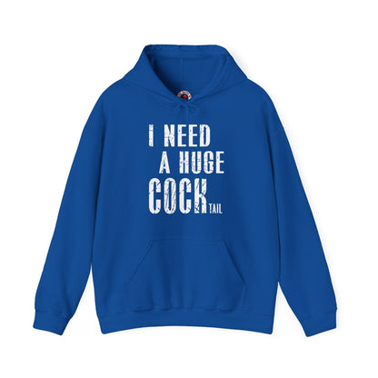 I Need A Huge Cocktail Hooded Sweatshirt The Devil's Pickle