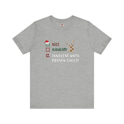 Innocent Until Proven Guilty T-Shirt The Devil's Pickle