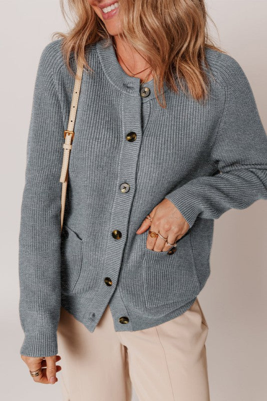 Chunky Knit Button-Front Cardigan Sweater Shop Style & More | Fresh Looks, Everyday Deals & Free Shipping
