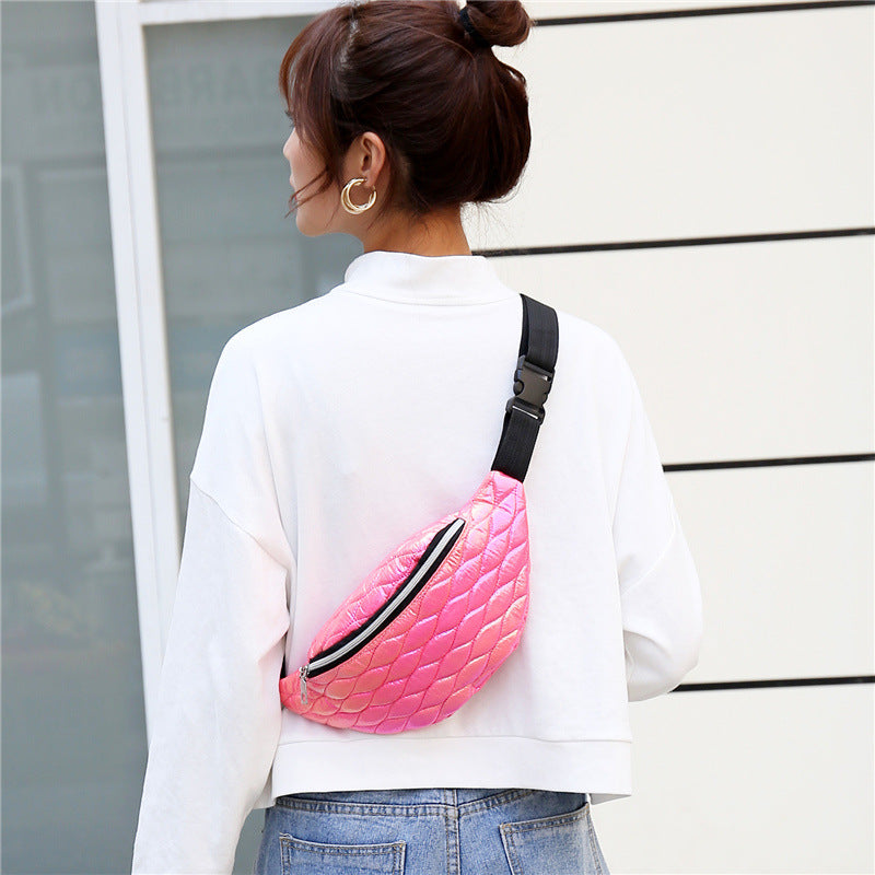 Laser embossed fashion messenger bag See size chart under “more details” The Fashion Celestial