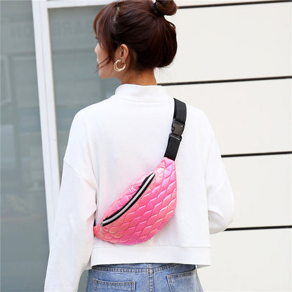 Laser embossed fashion messenger bag See size chart under “more details” The Fashion Celestial