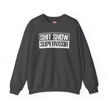 Shit Show Supervisor Crewneck Sweatshirt The Devil's Pickle