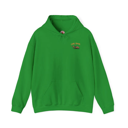 Camel Towing Back Hooded Sweatshirt The Devil's Pickle