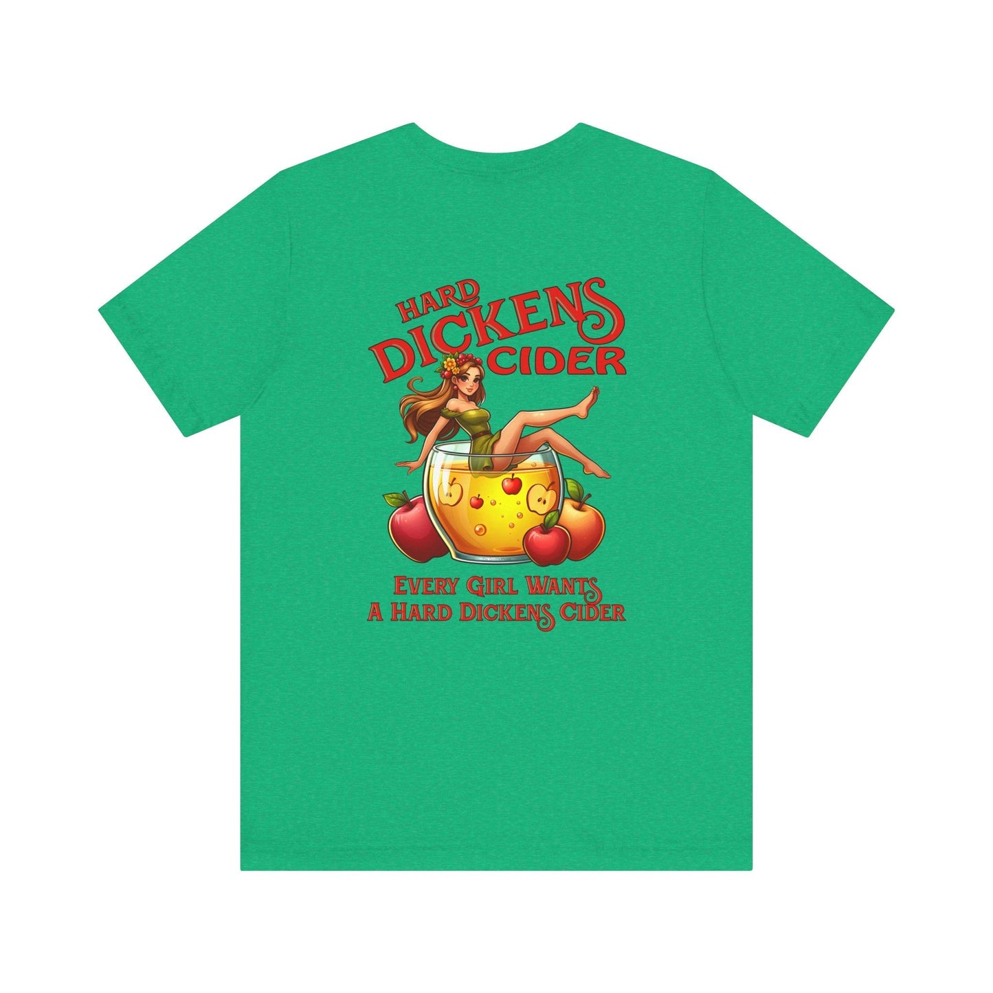 Hard Dickens Cider Front/Back T-Shirt The Devil's Pickle
