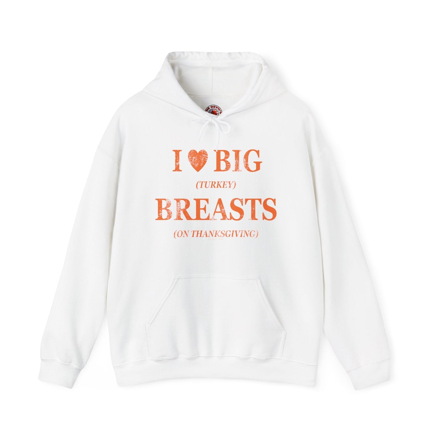 I Heart Big Breasts Hooded Sweatshirt The Devil's Pickle