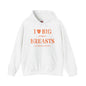 I Heart Big Breasts Hooded Sweatshirt The Devil's Pickle