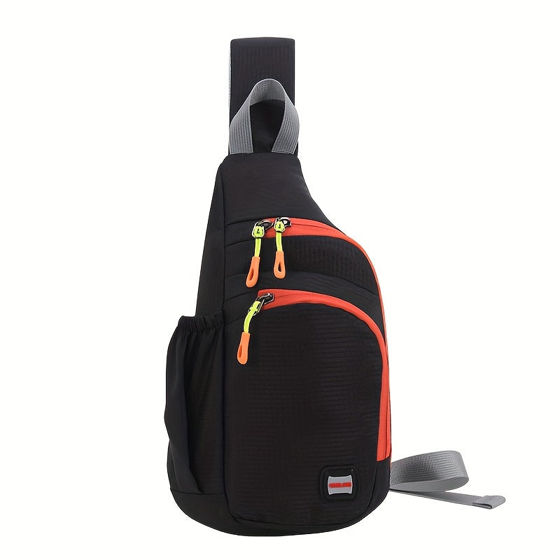 [Nylon Shoulder Bag] Nylon Shoulder Bag - Crossbody Chest Bag for Men and Women - Casual Sports Water Bottle Chest Bag - Outdoor Cycling Bag NovaCart