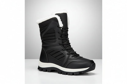 Women’s Winter Snow Boots – Fleece Lined Waterproof Cotton Boots FitiqueFit