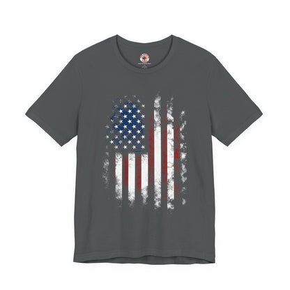 Distressed American Flag T-Shirt The Devil's Pickle