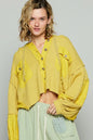 POL Raw Hem Cropped Hooded Jacket West2East Surf