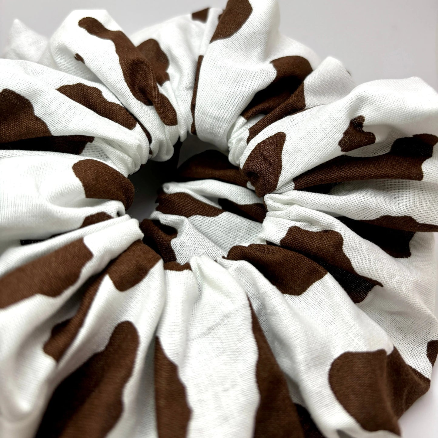 Brown Cow Print Scrunchie Enchanted Scrunch