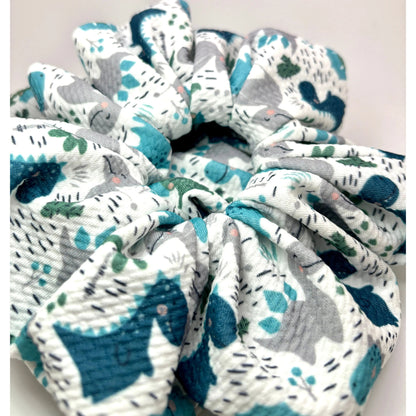 Blue Dino Bullet Scrunchie Enchanted Scrunch