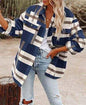 Western Charm Plaid Wool Coat - Cozy Checkered Wool Coat for Cowgirl Style Women Country in My Heart