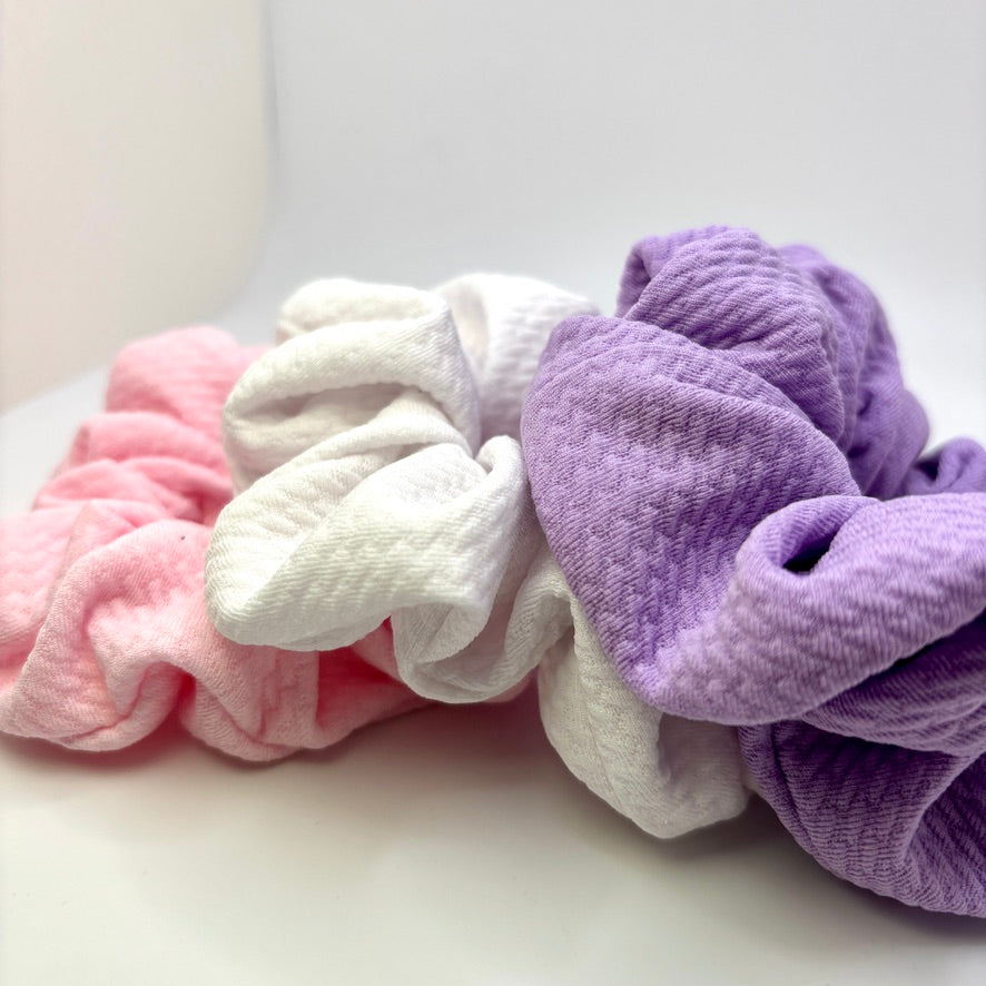 Mini Pastel Bullet Scrunchie Trio Enchanted Scrunch