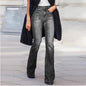 Cowgirl Chic Wide Flare Jeans - Stylish Denim Flare Pants for Trendy Women Country in My Heart