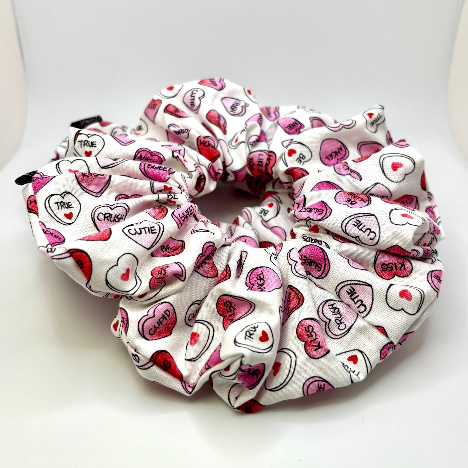 Conversation Hearts Valentine's Day Scrunchie Enchanted Scrunch