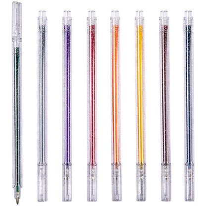 Drawing Doodling Scrapbook Journaling fluorescent Sparkle Gel Pen Neon Glitter Pens Fine Tip Art Markers Glittering Pen Set