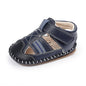 Stitched Baby Sandals Rubber Sole Breathable Foot Anti-Kick Baby Shoes Indoor Toddler Shoes