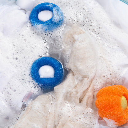 3 Decontamination Laundry Balls Clothes Anti-Winding Washing Machine Cleaning Balls Household Hair Removal Special Care Balls
