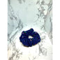 Mini Navy Candy Cane Christmas Scrunchie Enchanted Scrunch
