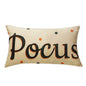Truc of behandelen/pompoen print Happy Halloween Sierkussen Cover Kussen Case brief print Kussensloop Kussenhoes