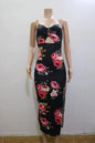 Floral Print Spaghetti-Strap Dress