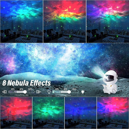 Star Projector Sitting Astronaut Galaxy Night Light ViralGalleria.com