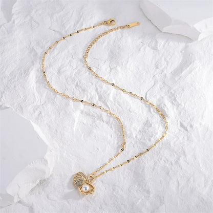 Korean Openable Shell Pearl Necklace ViralGalleria.com