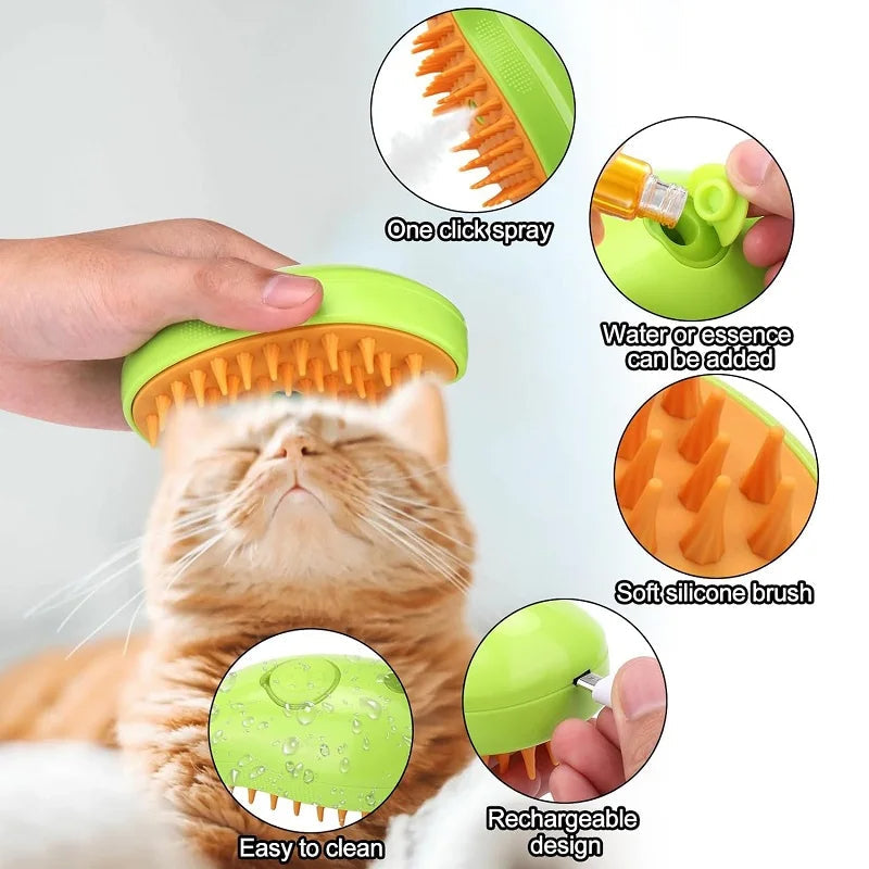 Steamy Brush for Cats ViralGalleria.com