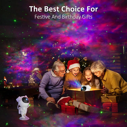 Astronaut Star Projector Night Light ViralGalleria.com
