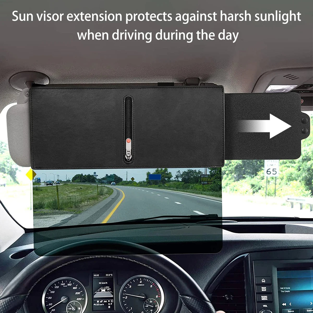 Sun Visor Extender For Cars ViralGalleria.com