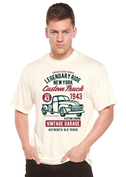 Legendary Ride Custom Truck Men's Bamboo Viscose/Organic Cotton Short Sleeve Graphic T-Shirt Spun Bamboo