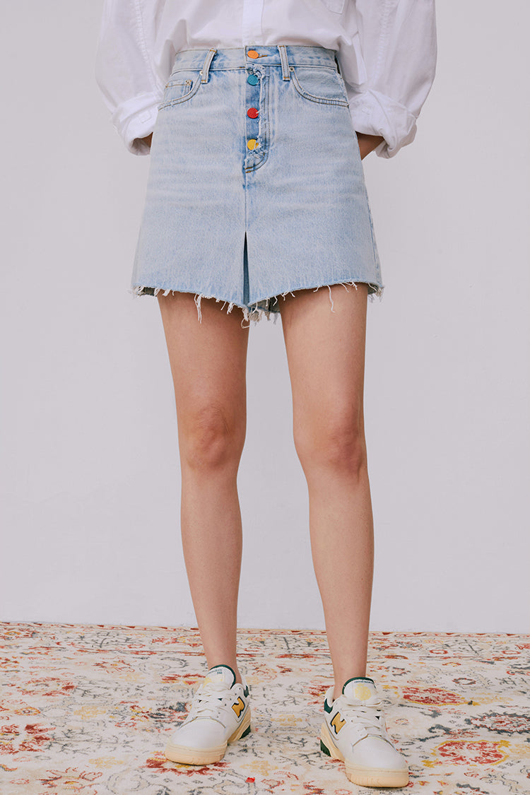 Rainbow Pleat Skort HJ119 [FINAL SALE] Hey Joanie