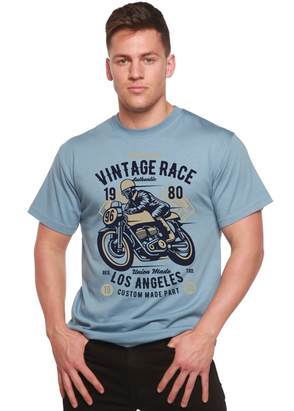Vintage Race Spun Bamboo® Men's Bamboo Viscose/Organic Cotton Short Sleeve Graphic T-Shirt Spun Bamboo